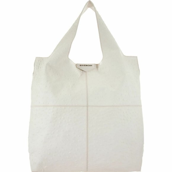 Givenchy George V Apron Antigona Tote White Shoulder Spopping Bag Purse - Picture 1 of 10